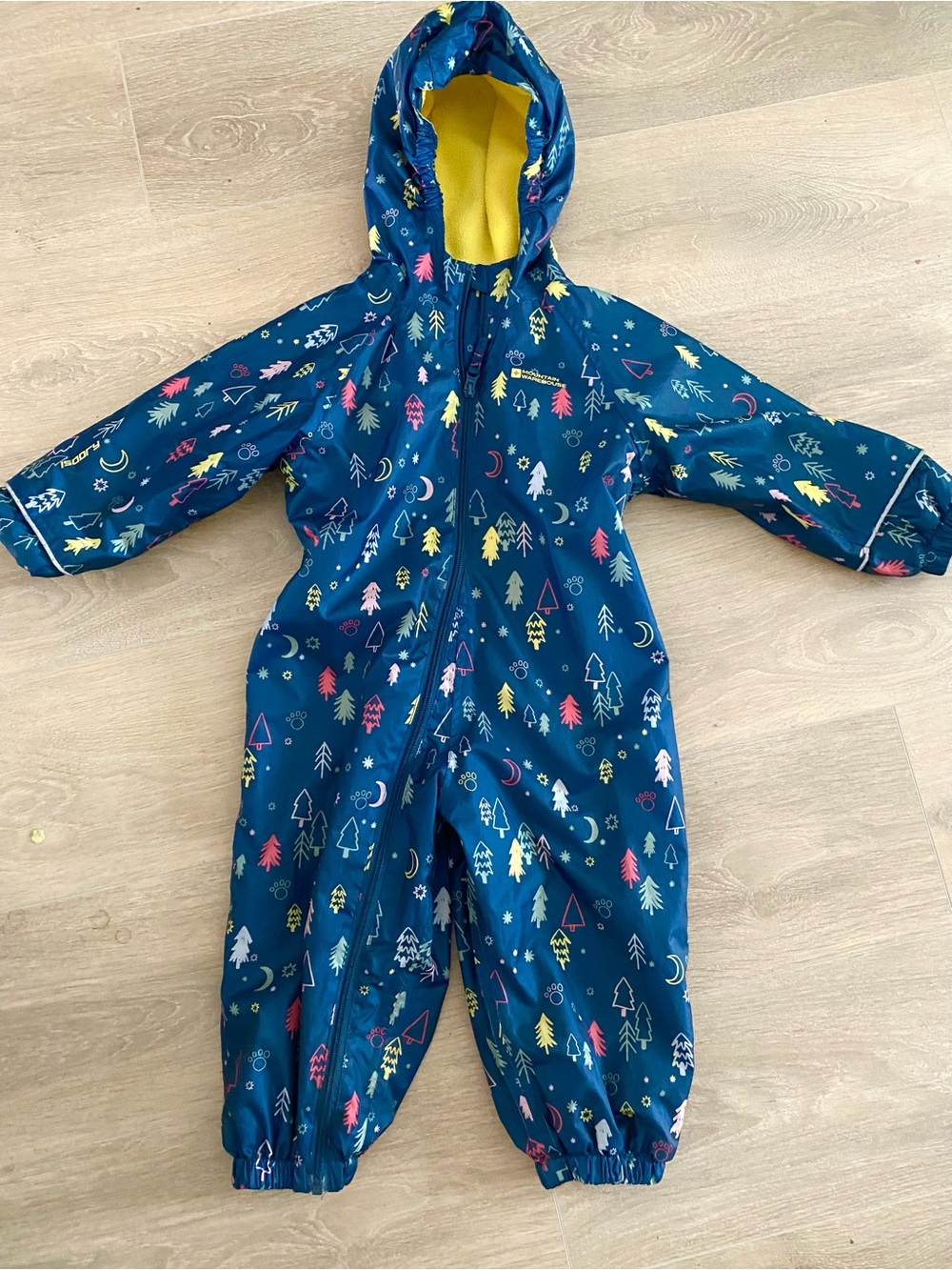 3T Kids Fleece Muddy Buddy Rain suit